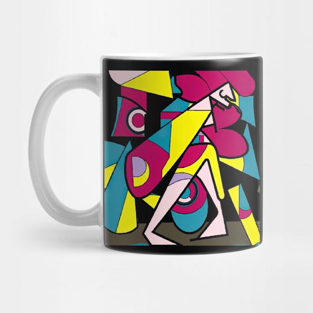 Abstract colorful art woman by Eternal Experience